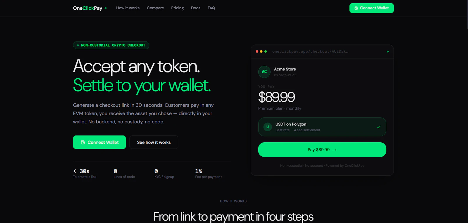 OneClickPay screenshot 1