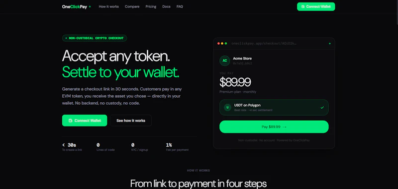 OneClickPay screenshot 1