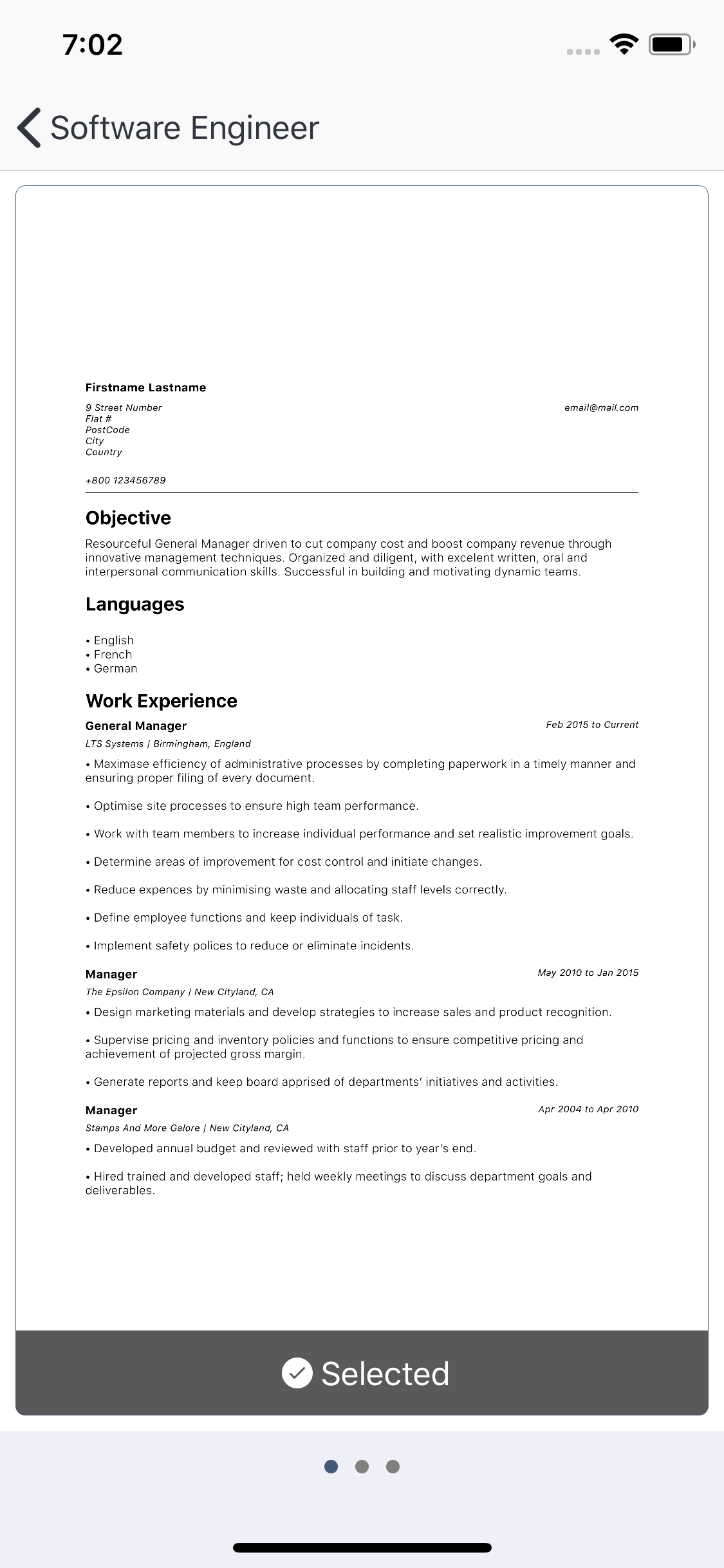 Super Resume gallery image