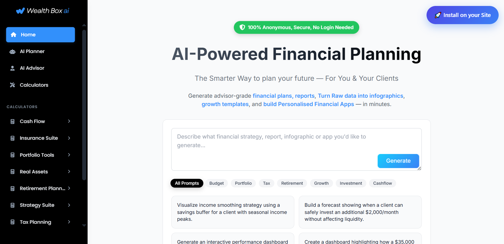 وسائط Wealthbox AI 1