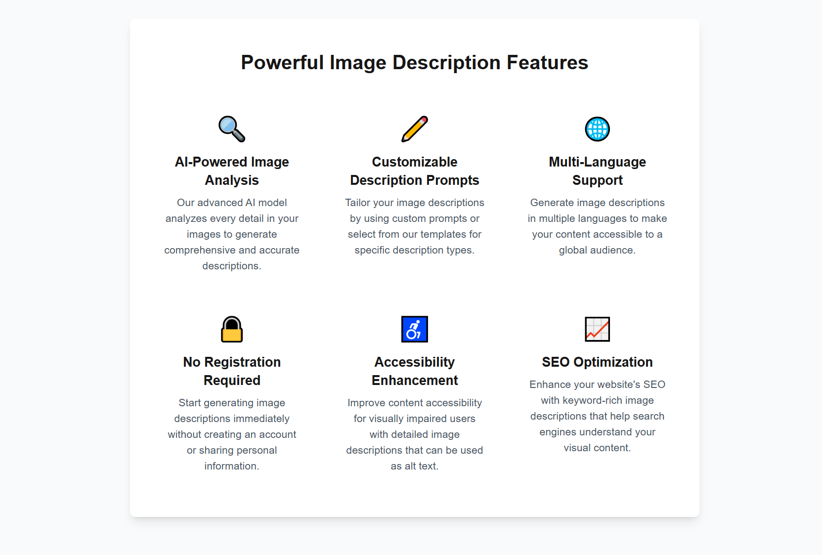 AI Image Describer gallery image