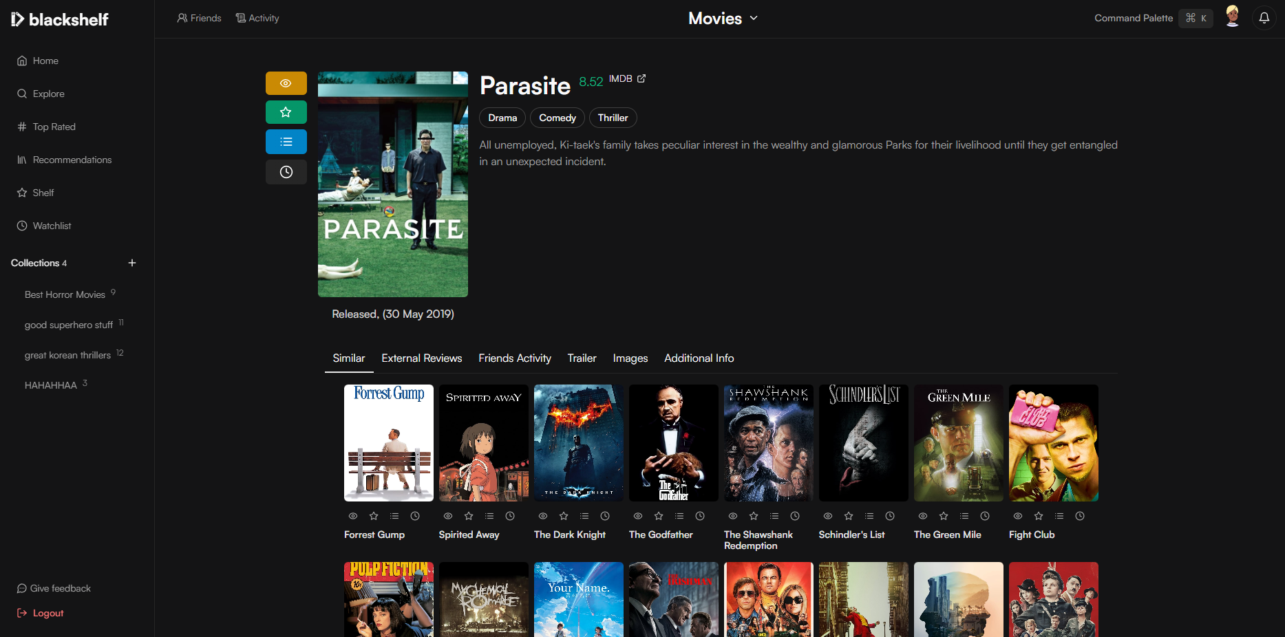 Blackshelf - Uno scaffale personale per tutti i tuoi media media 4