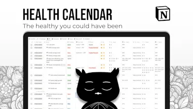 Notion Health Calendar gallery image
