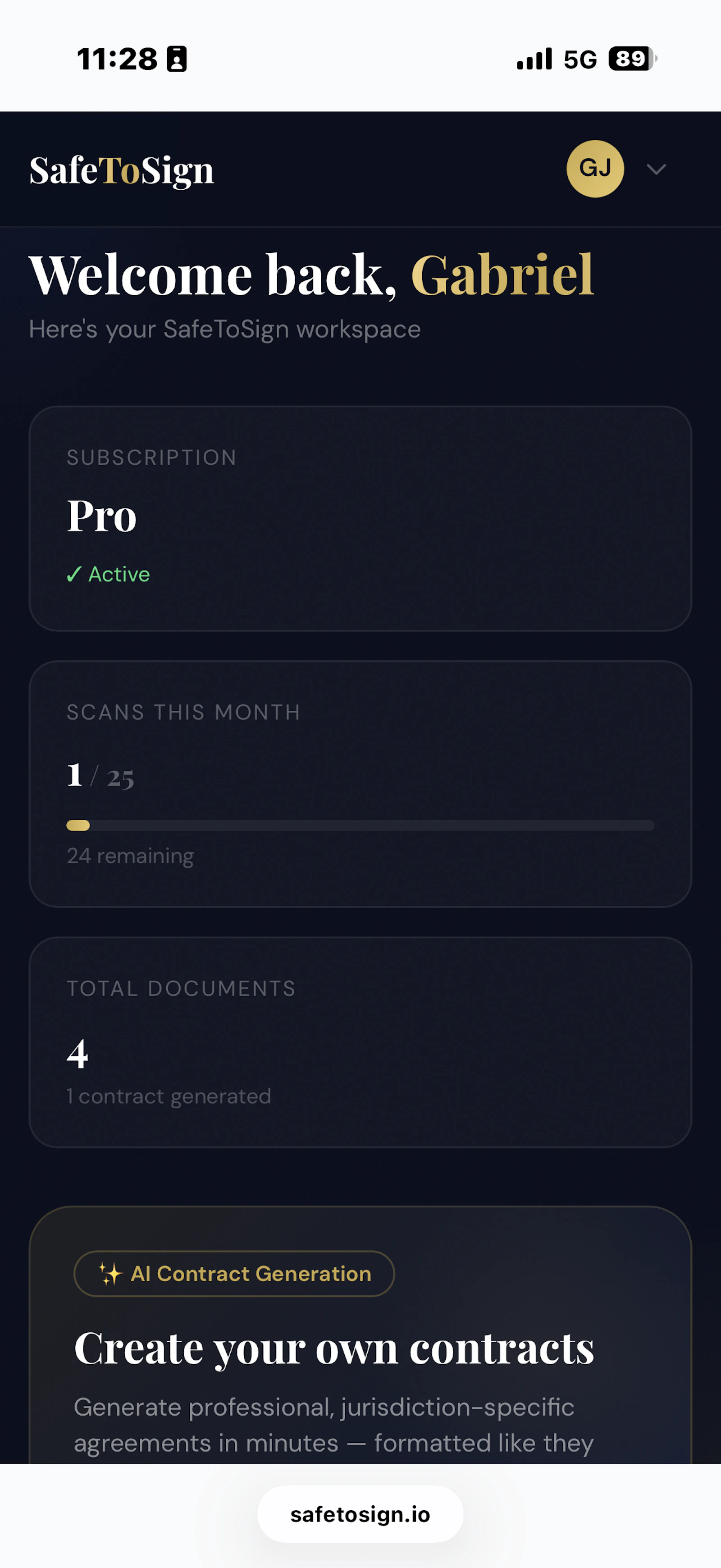 SafeToSign screenshot 7