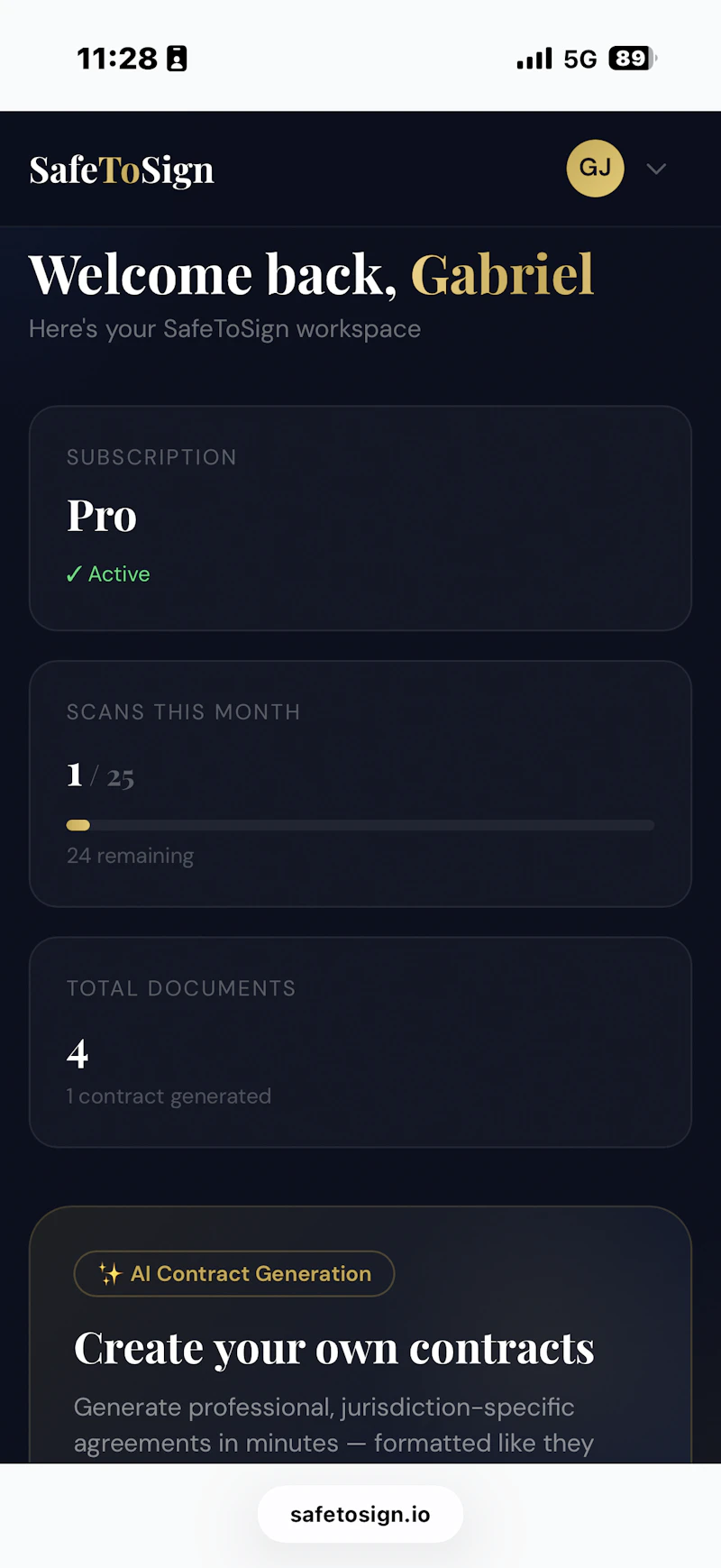 SafeToSign screenshot 7