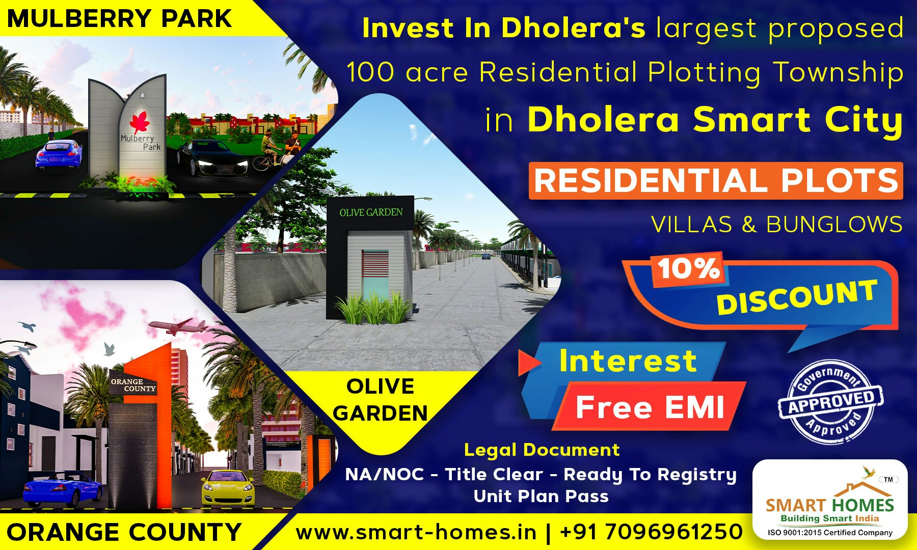 SmartHomes No.1 Developer In Dholera SIR