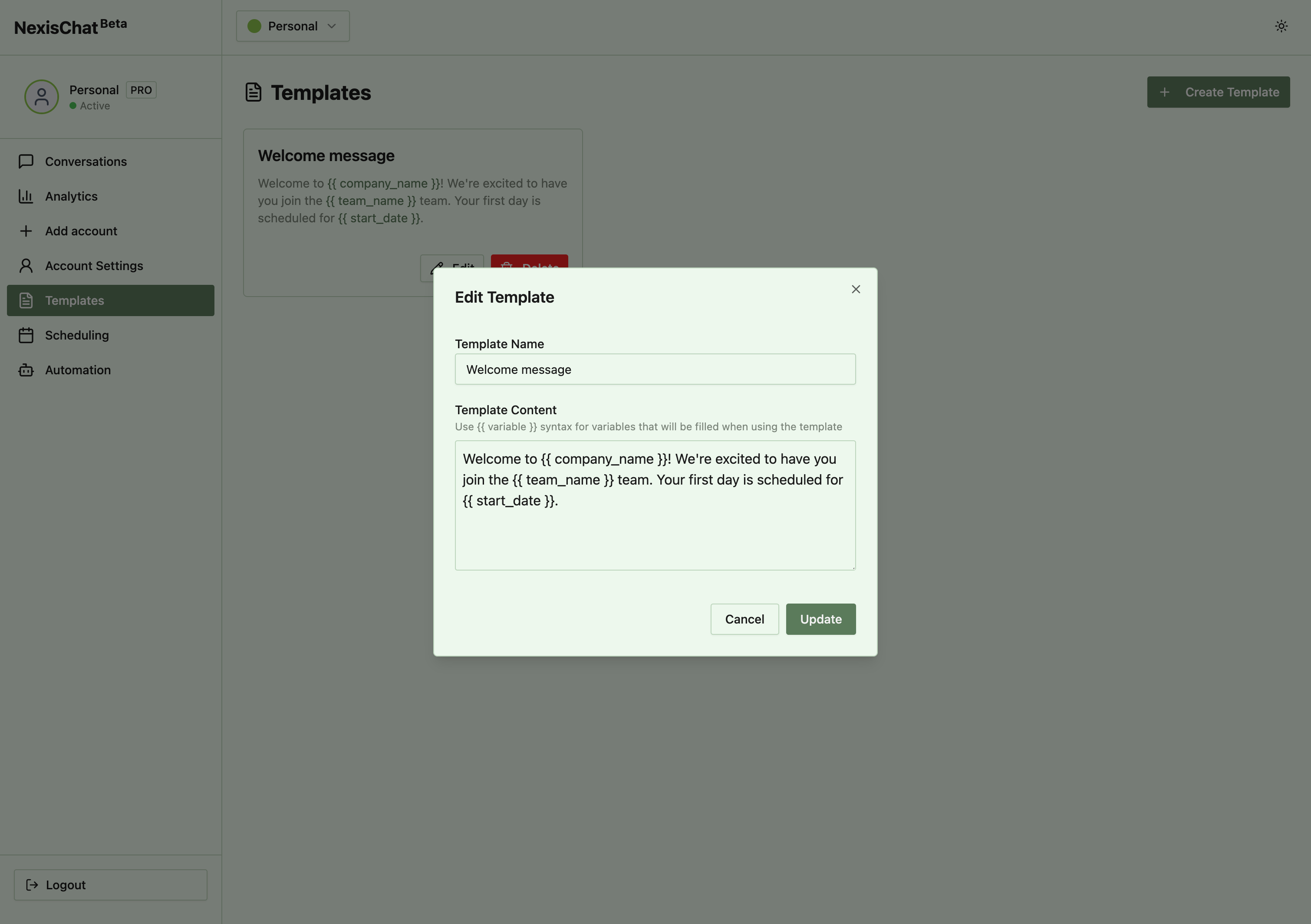 Nexischat (beta) - Profesyonel WhatsApp Müşterisi medya 3