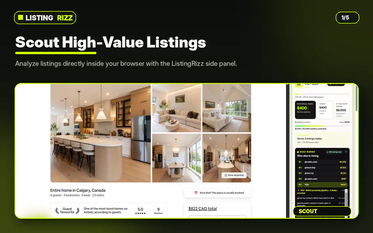 ListingRizz - AI Airbnb Hustle 2026 gallery image