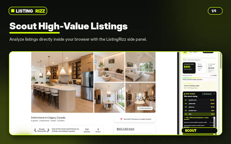 ListingRizz - AI Airbnb Hustle 2026 screenshot 8