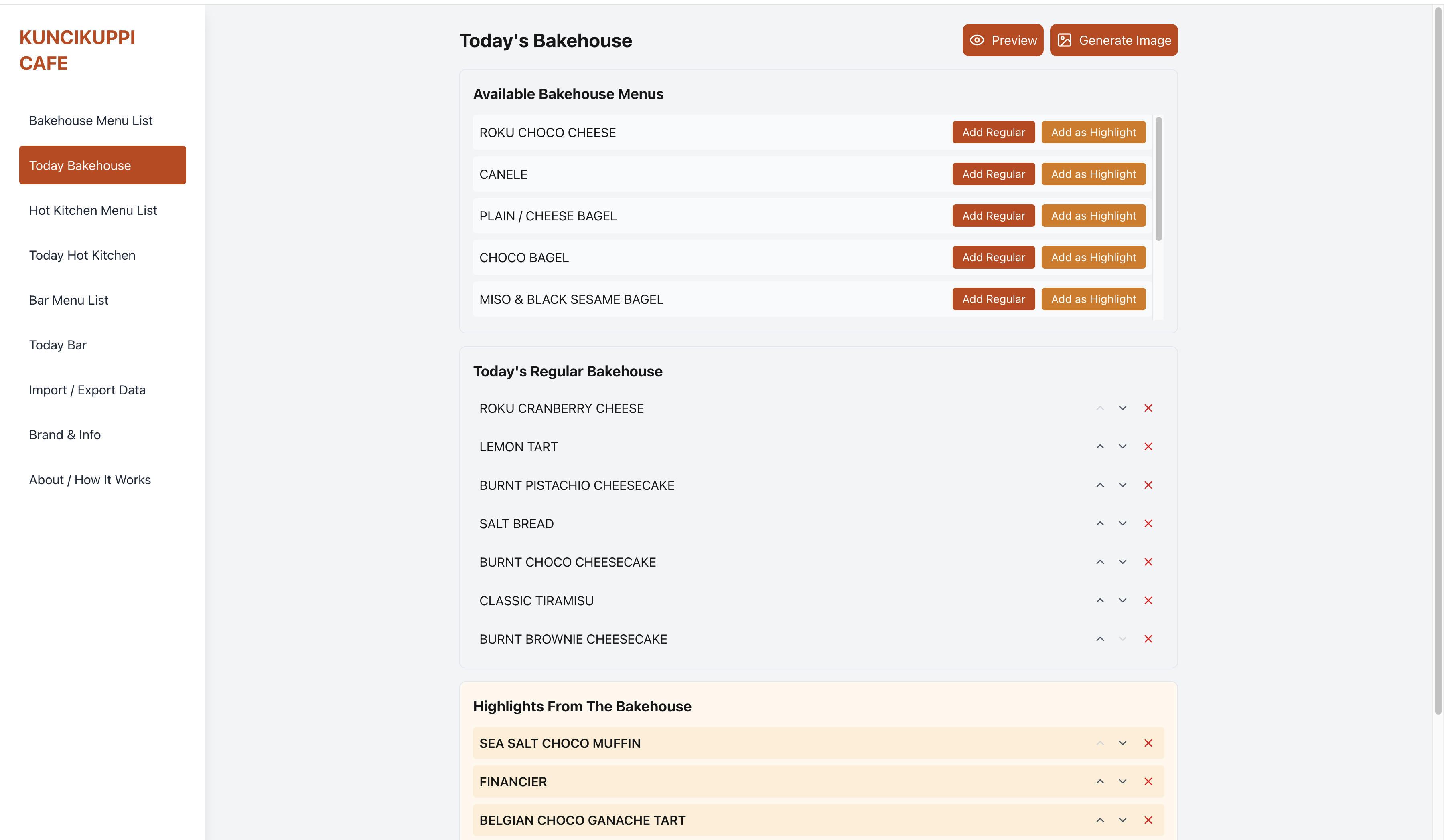 Daily Menu Cafe & Restaurant - Screenshot 3 showing product features and functionality