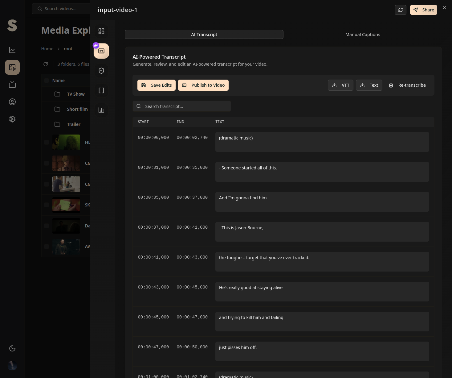 Snapencode - Self-hosted Video Platform, AI Transcript, Live Stream media 9