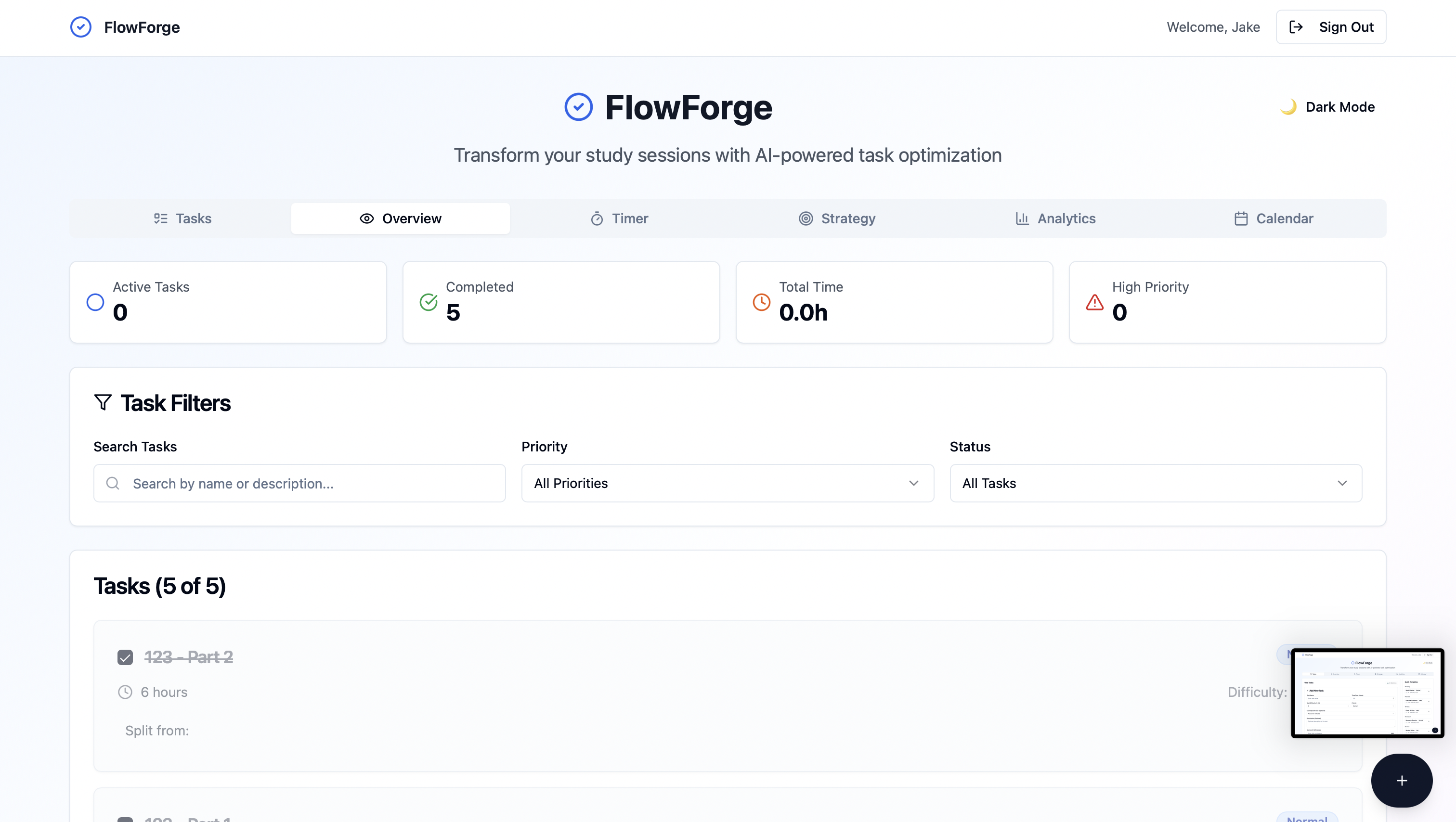 Flowforge - Ottimizzatore del flusso di attività media 2