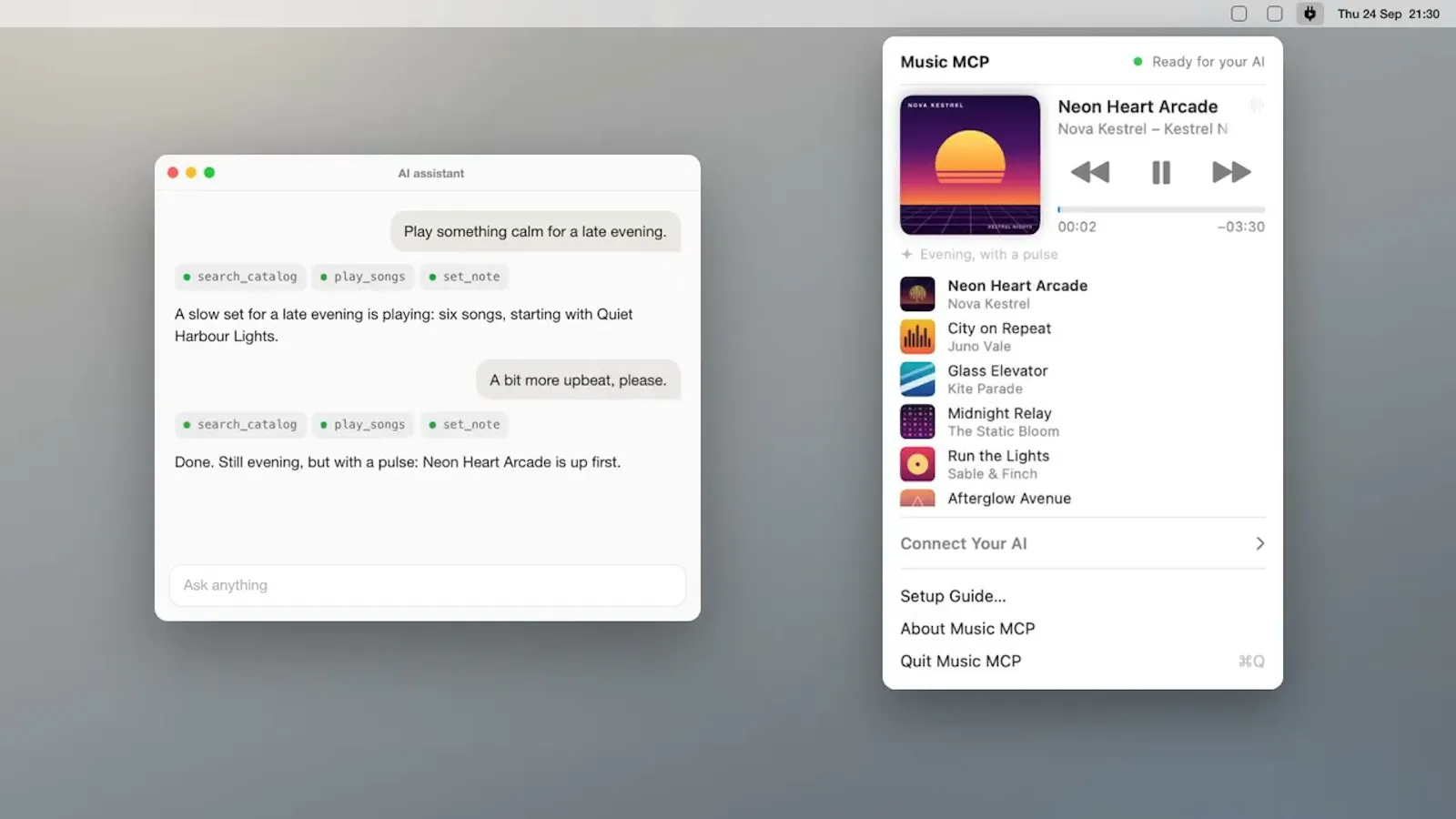 Music MCP screenshot 1 (video preview)