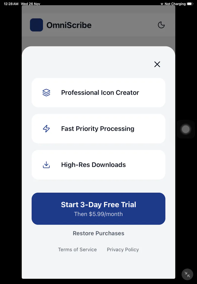 QuantFit screenshot 2
