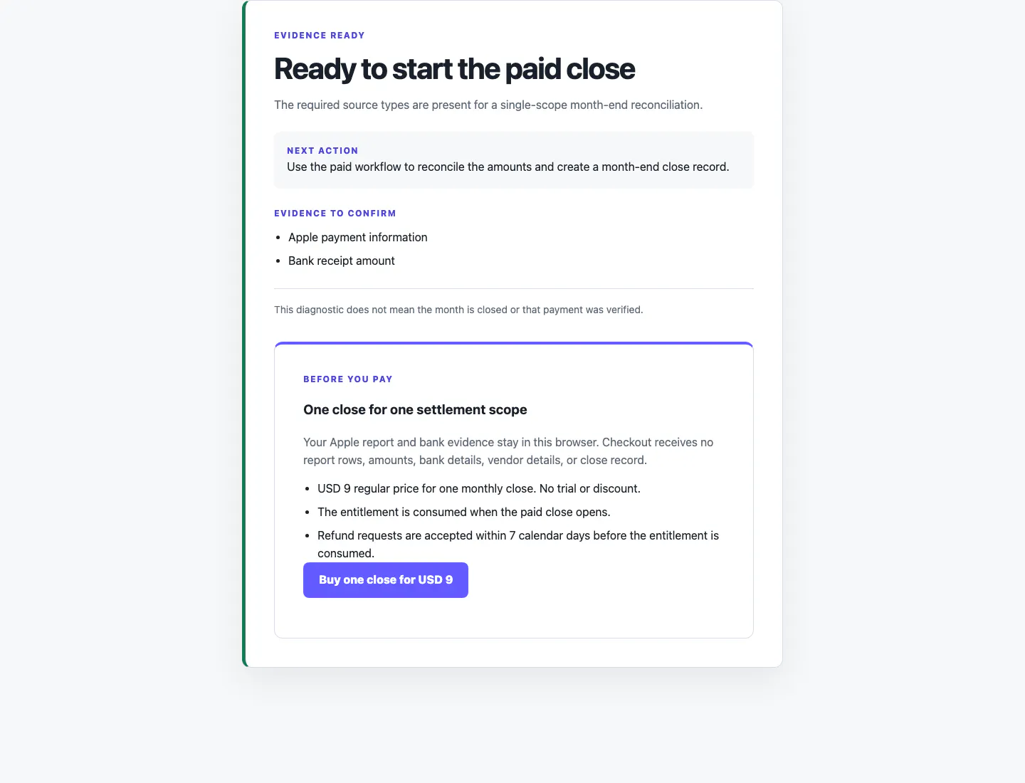 App Store Payout Close gallery image