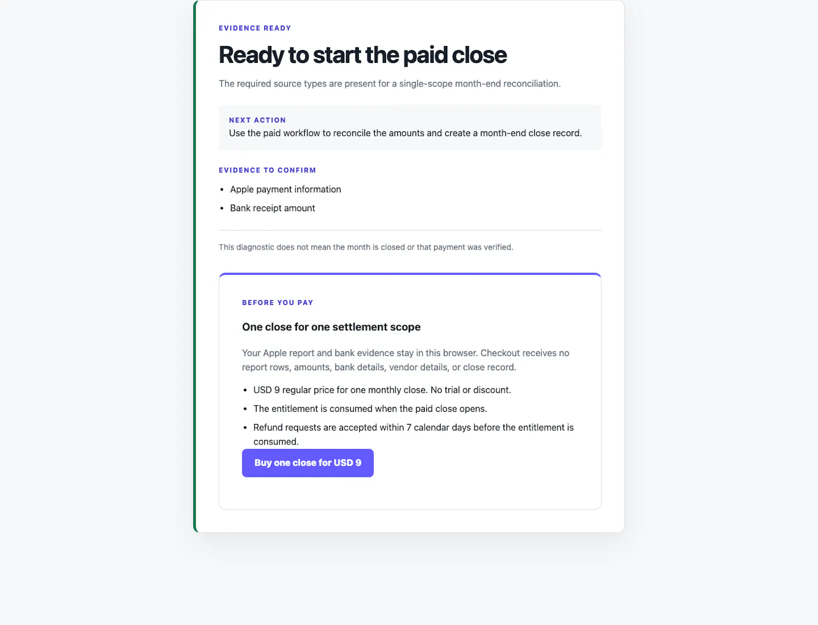 App Store Payout Close screenshot 1