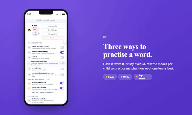 spelling.live screenshot 5