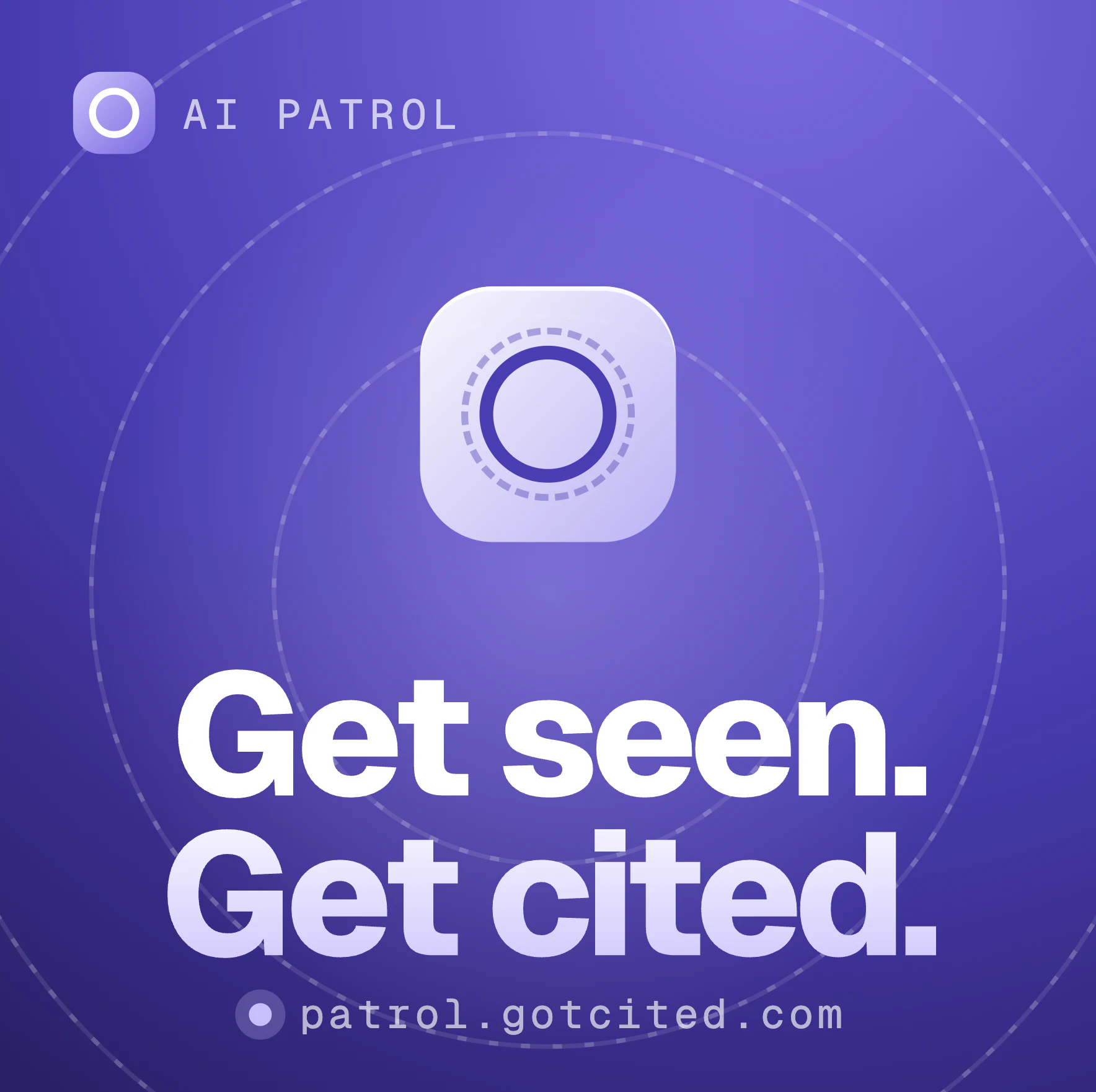 AI Patrol by gotCited logo