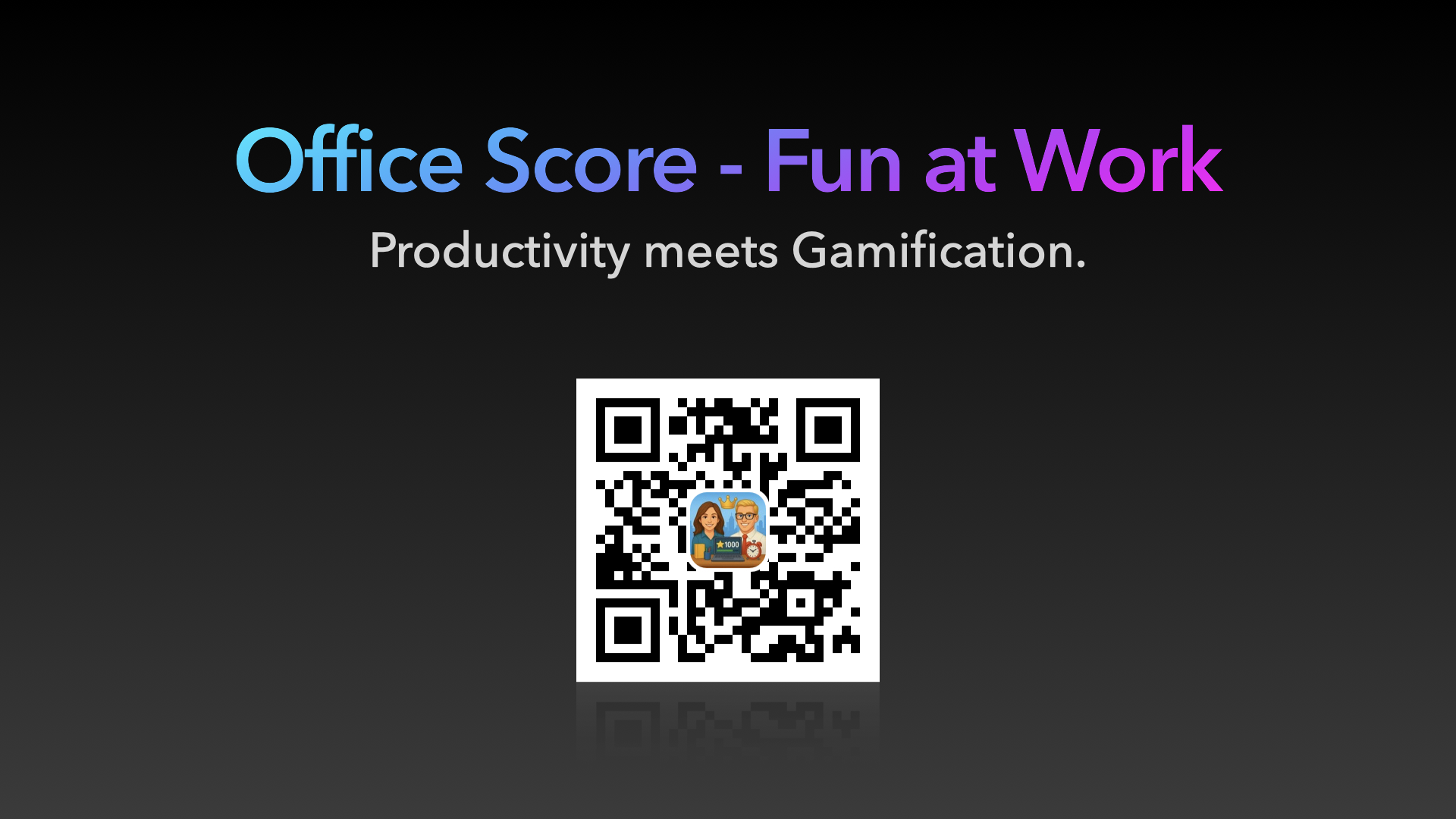 Office Score - Fun at Work - Main product screenshot demonstrating key features and user interface