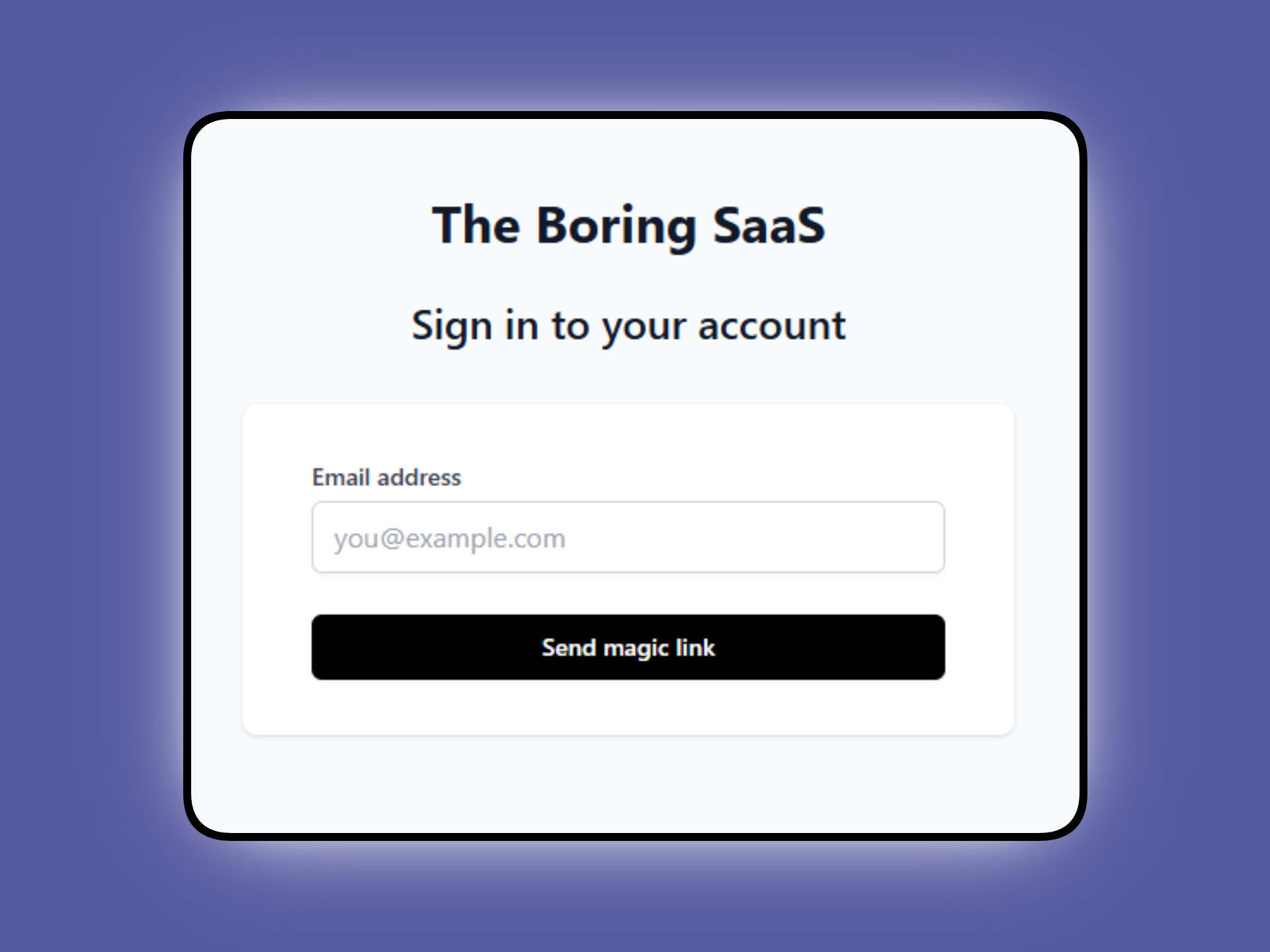 The Boring SaaS Starter Kit - Screenshot 4 showing product features and functionality