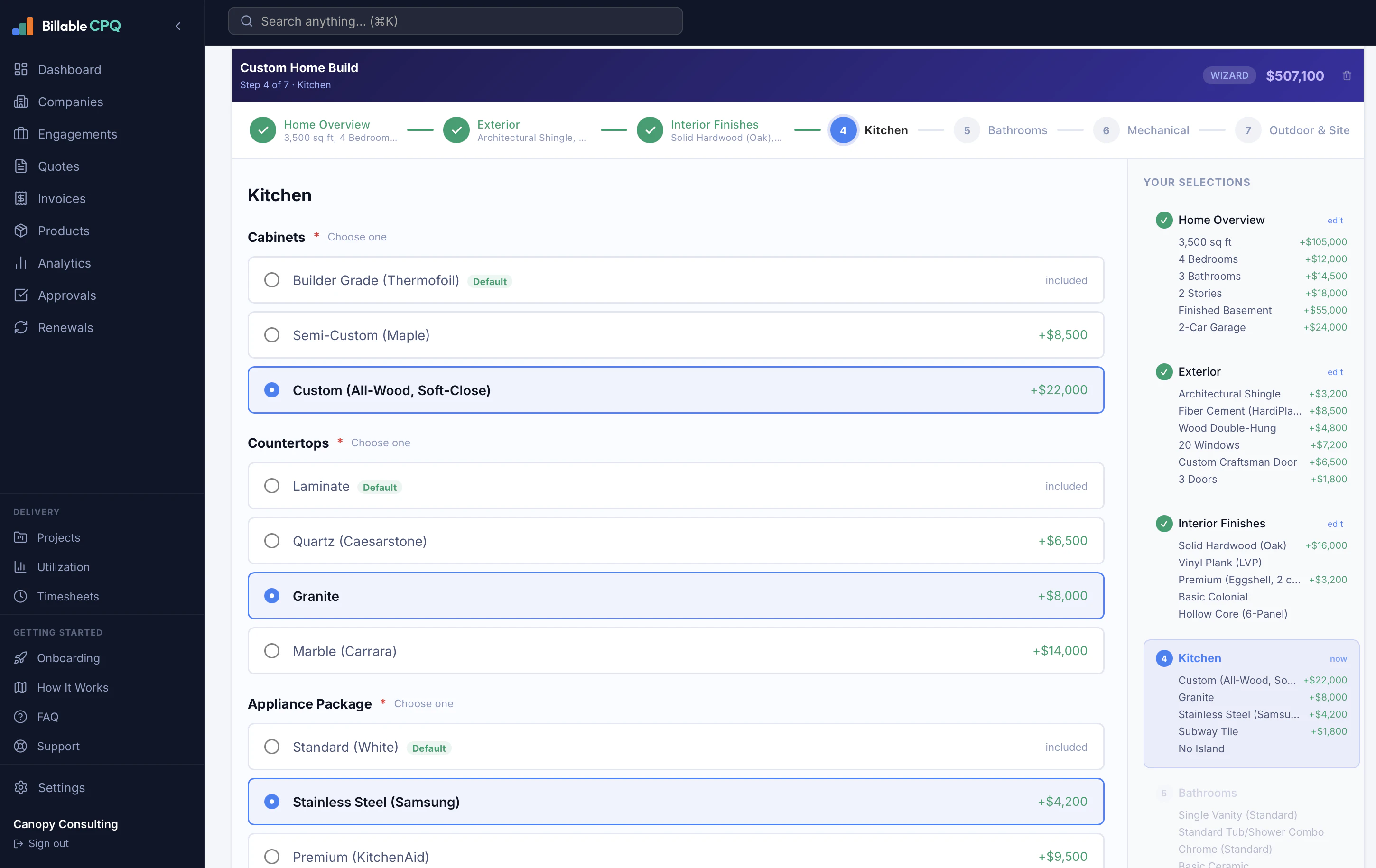Billable CPQ  screenshot 3