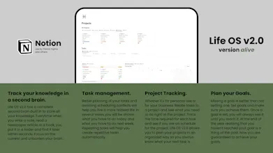 Notion Life Os v2.0 alive gallery image