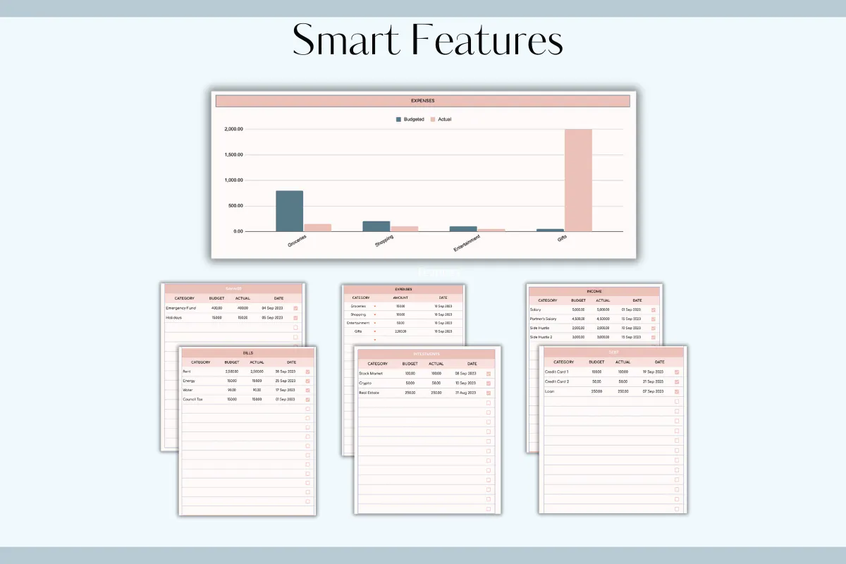 Smart Calendar Tracker for Google Sheets gallery image