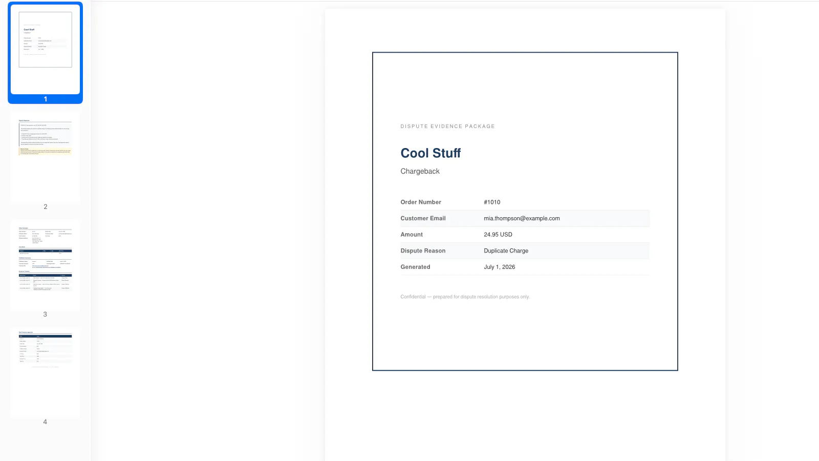 EvidenceBuilder gallery image