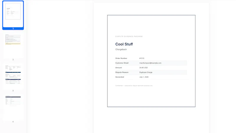 EvidenceBuilder screenshot 4