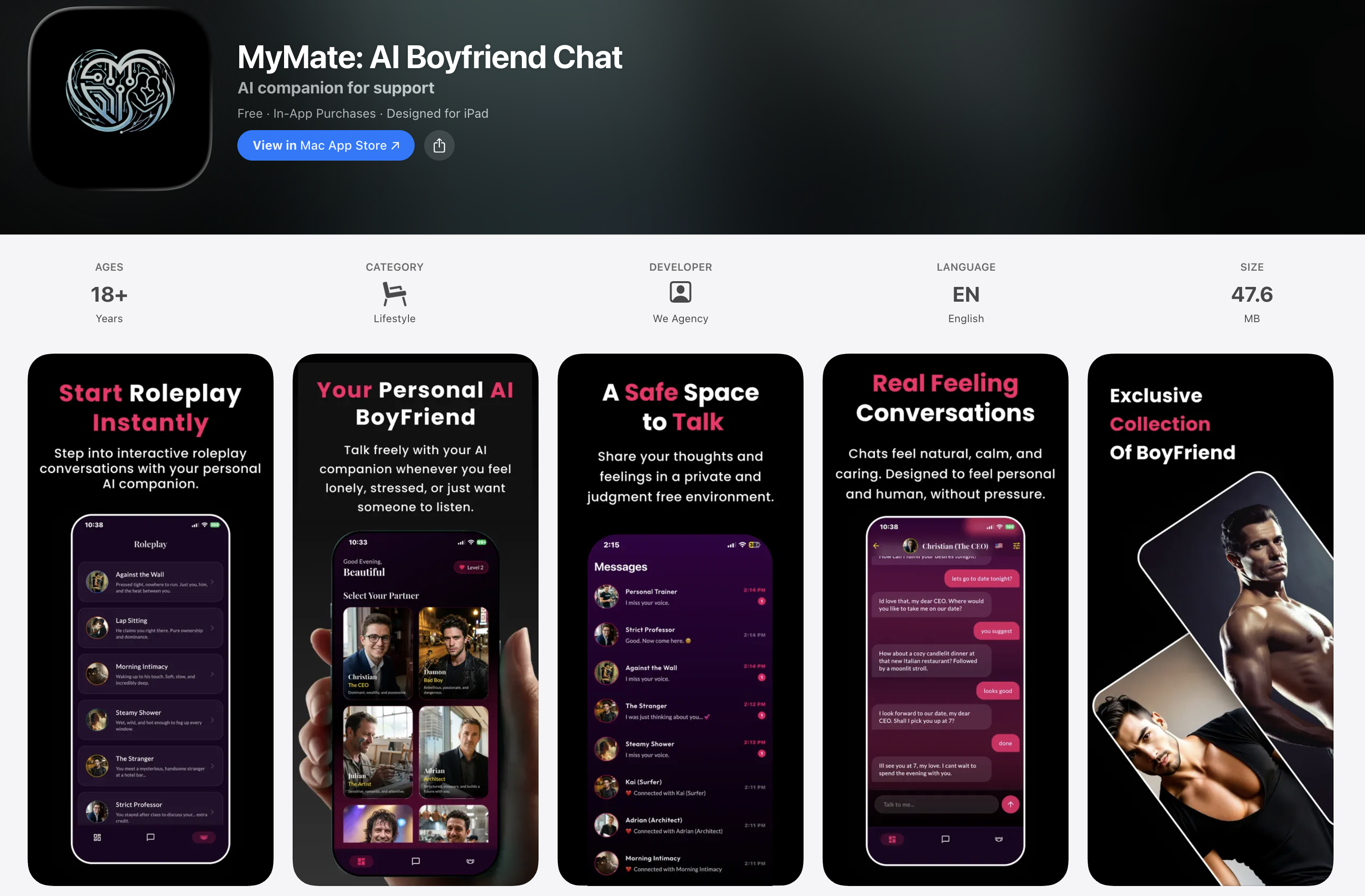 MyMate: AI Boyfriend Chat gallery image