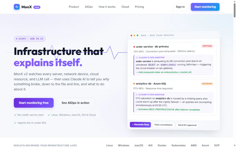 MonX screenshot 2