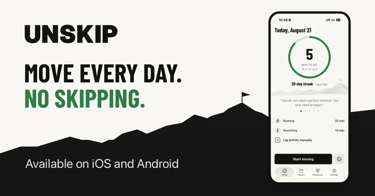 UNSKIP: Fitness Habit Tracker gallery image