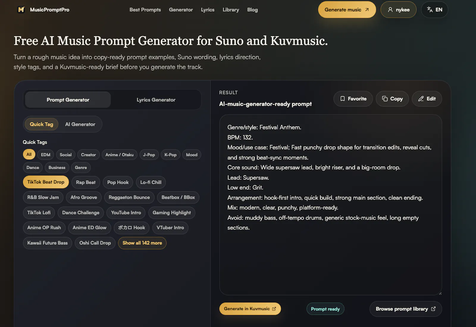 musicpromptpro screenshot 1