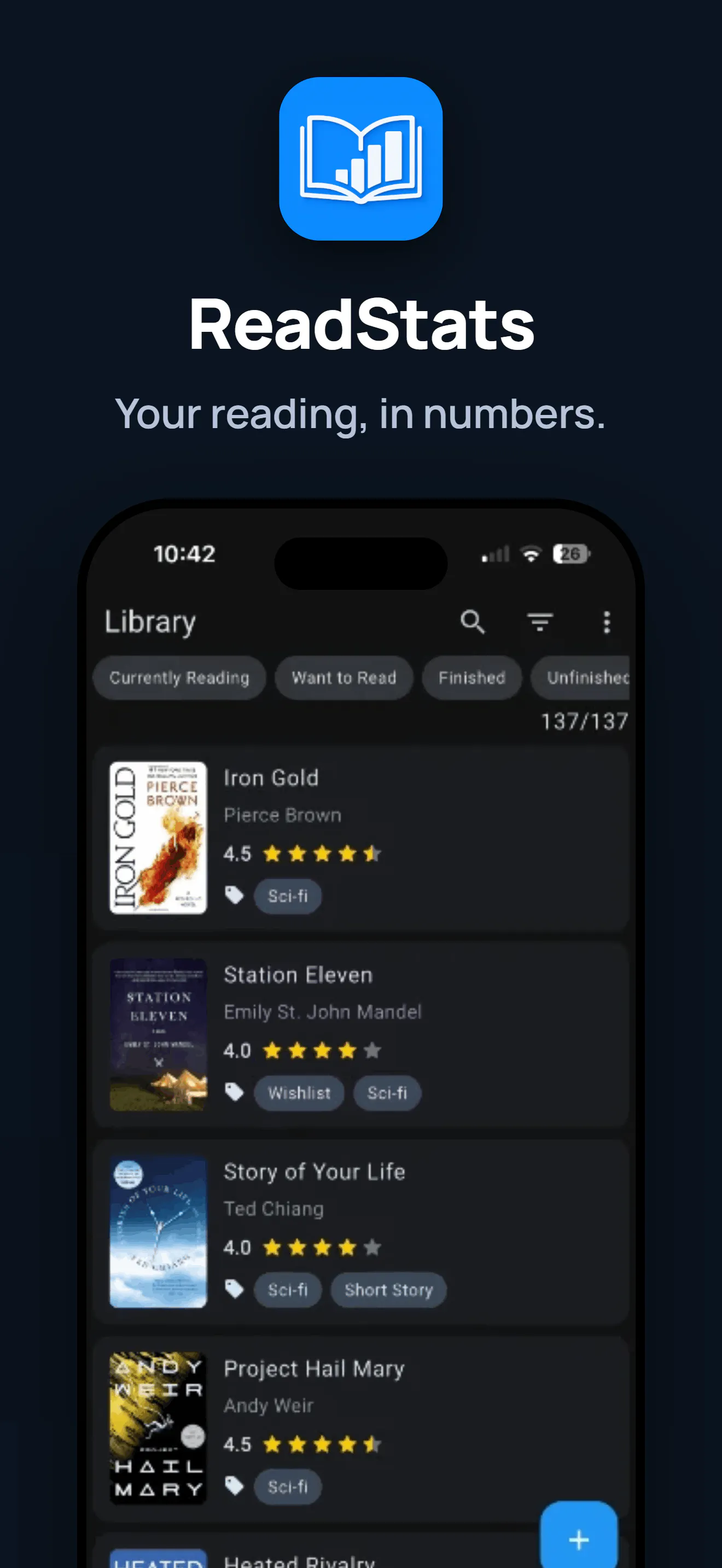 ReadStats gallery image