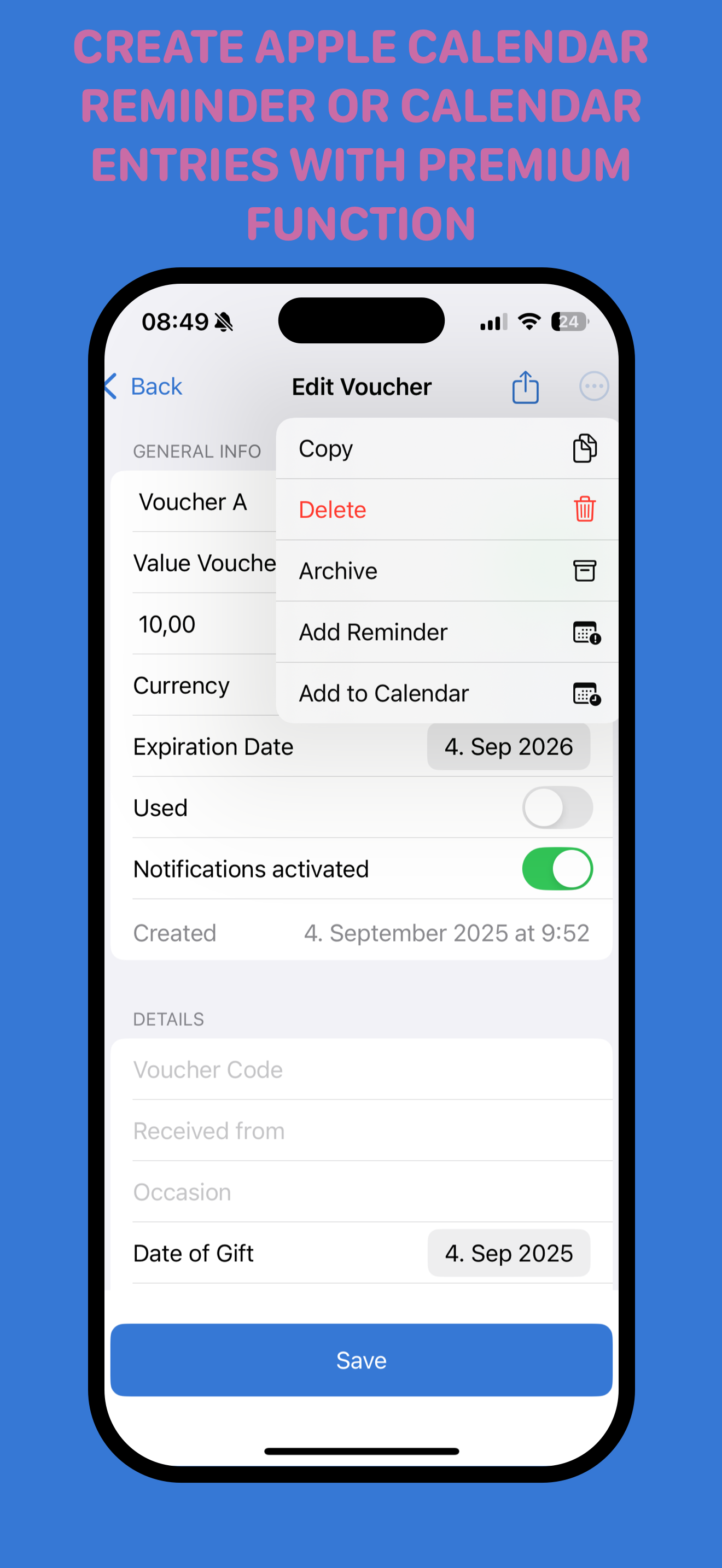 Média Reme: Rappel et application à faire - Votre rappel intelligent pour les choses petites mais importantes de la vie. 6