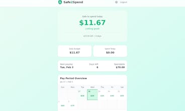 Safe2Spend gallery image