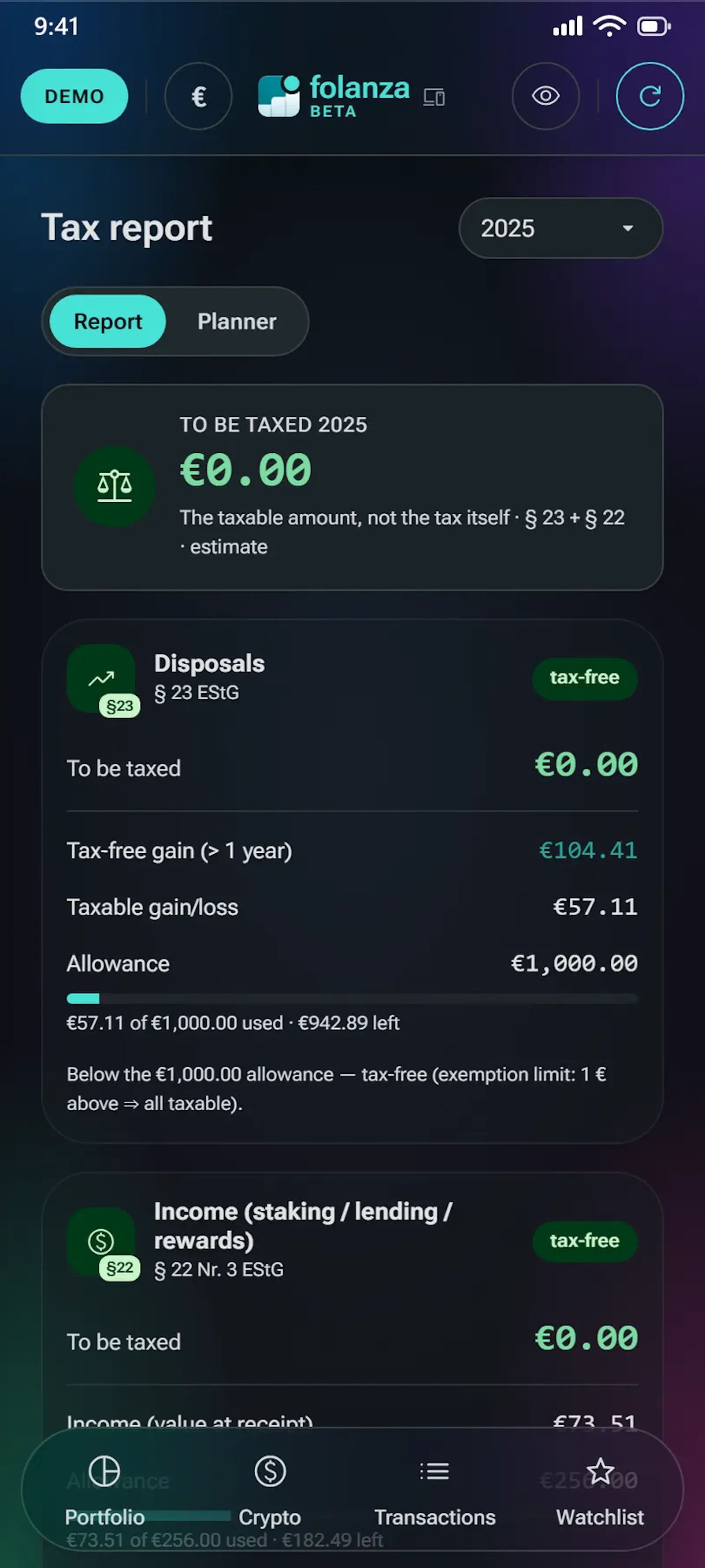Folanza screenshot 2
