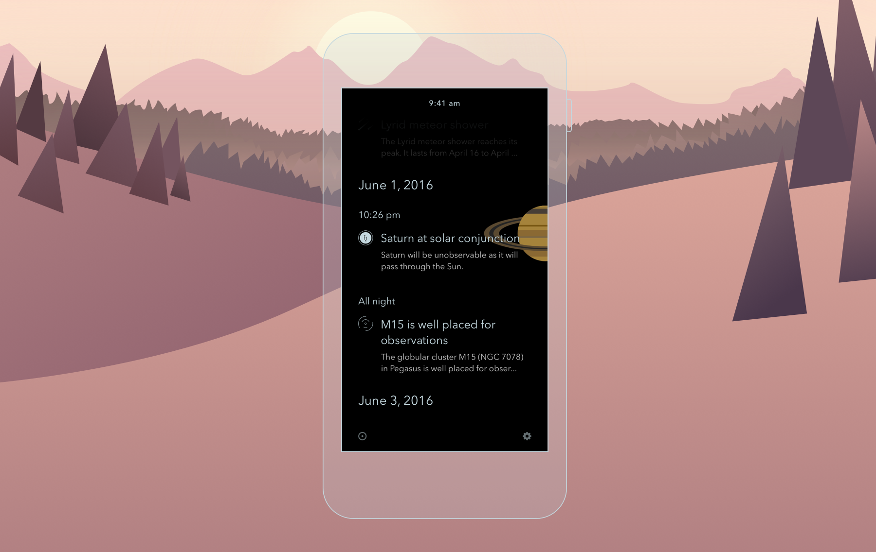 Solaris Sky Calendar gallery image
