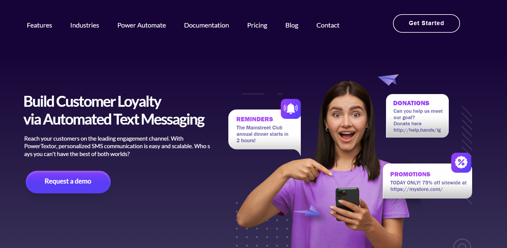 PowerTextor - Metin mesajlaşma yoluyla müşteri sadakati oluşturun medya 1