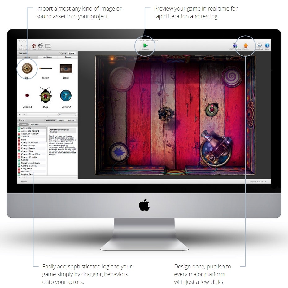 GameSalad gallery image