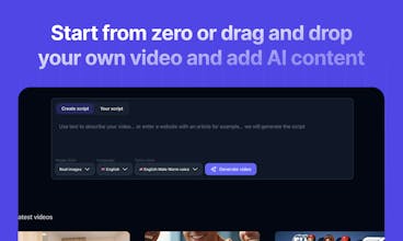 Professional-quality image and transition generator for creating buzz-worthy viral TikTok and Shorts content