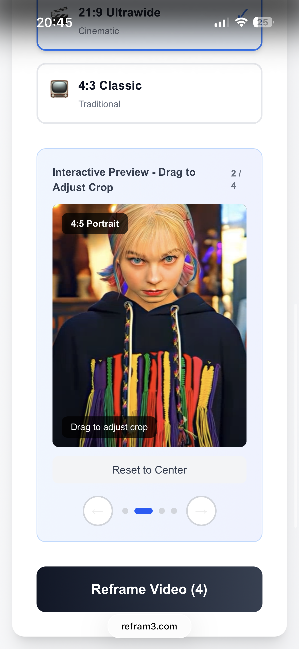 Refram3 - Screenshot 3 showing product features and functionality