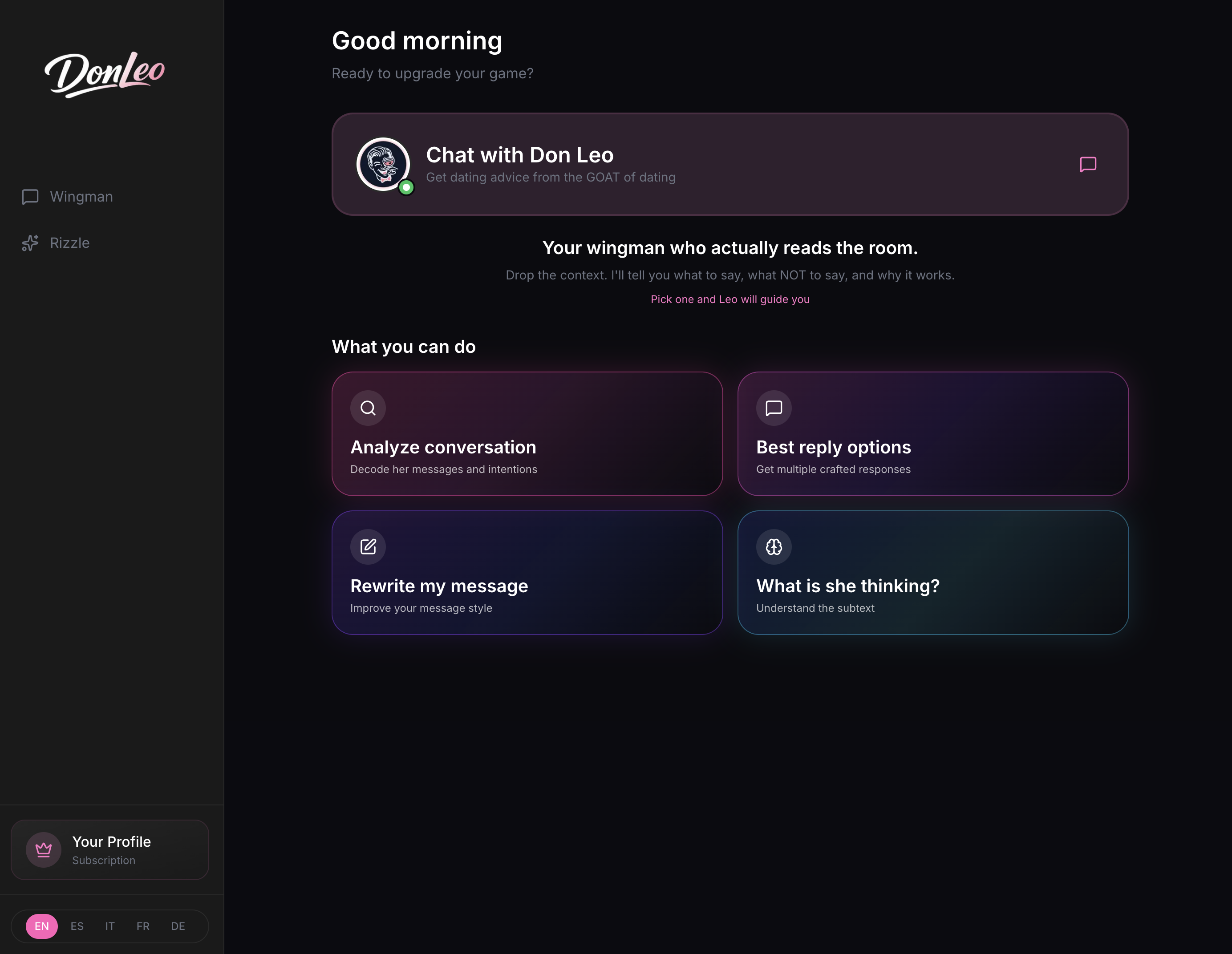 DonLeo - Screenshot 2 showing product features and functionality