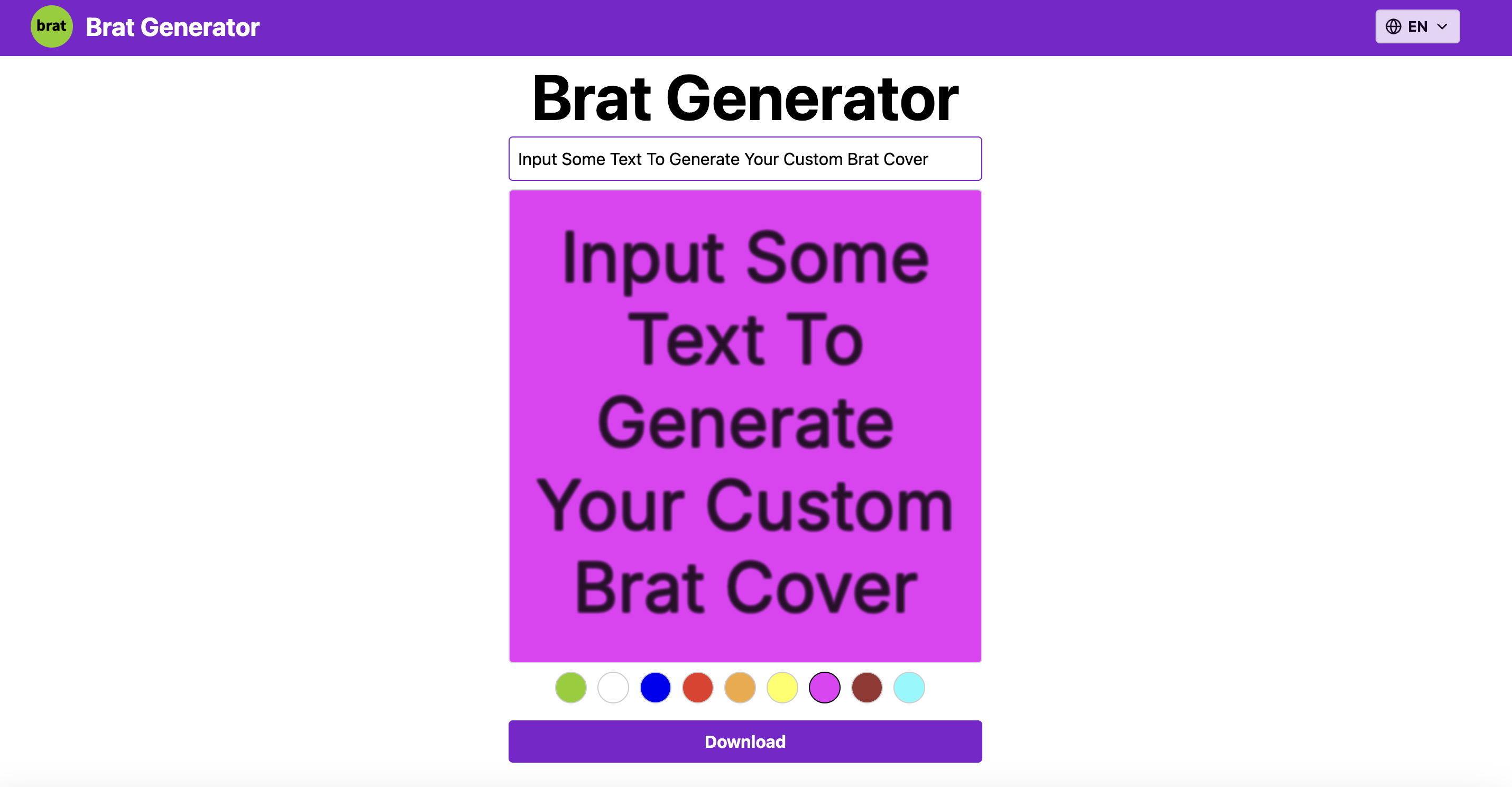 Brat Generator gallery image