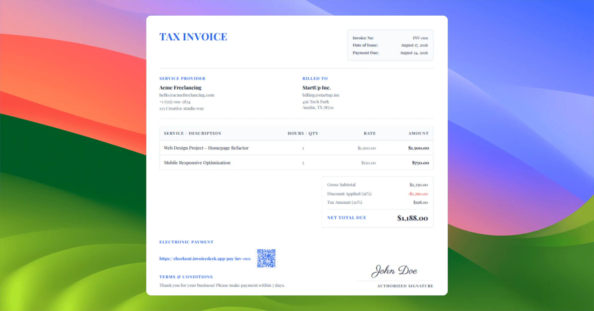 InvoiceDeck 2.0 gallery image