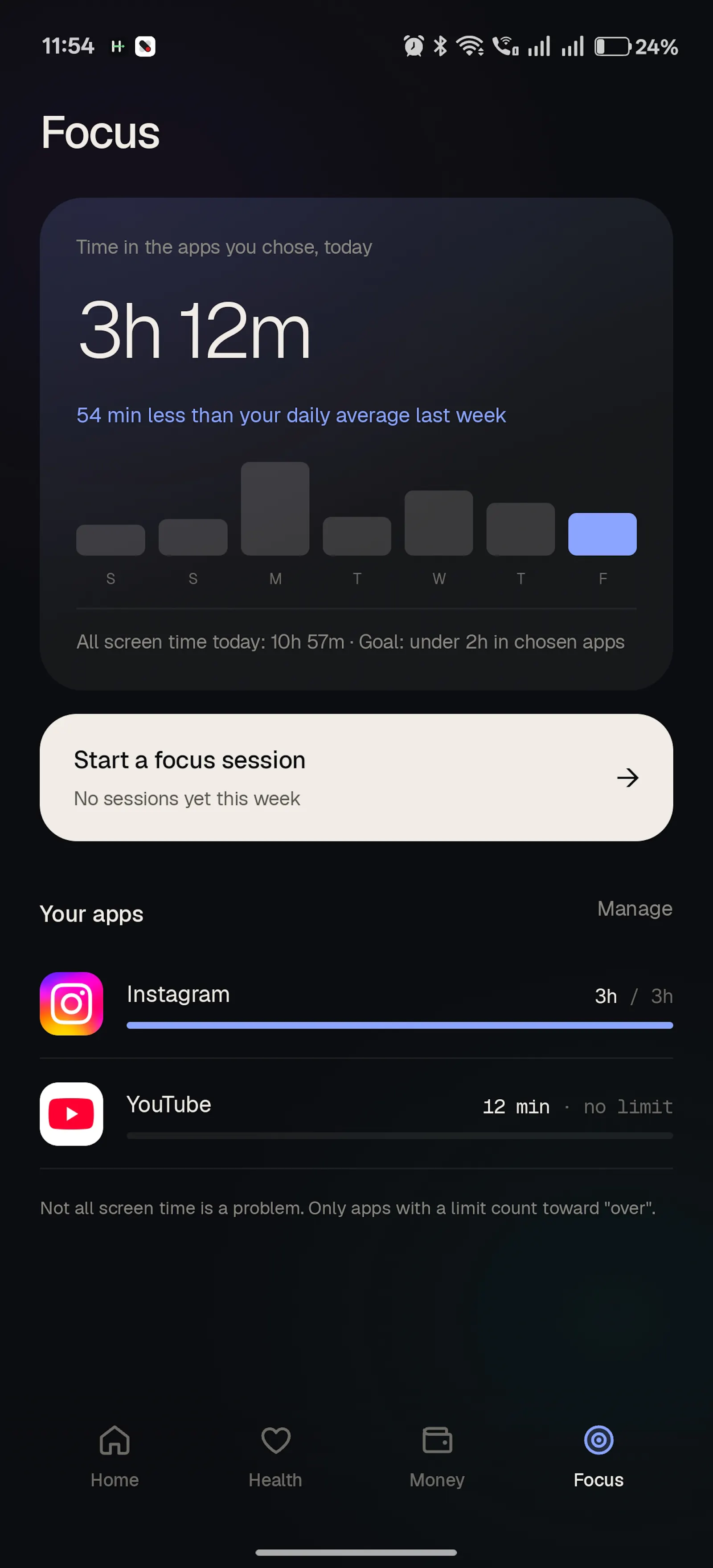 HYFO: Health, Money & Focus screenshot 2