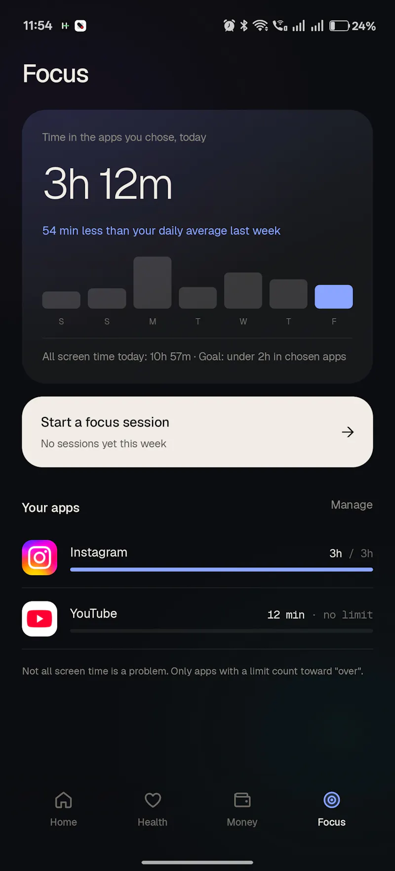 HYFO: Health, Money & Focus screenshot 2
