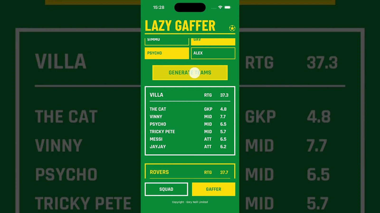 Lazy Gaffer screenshot 1 (video preview)