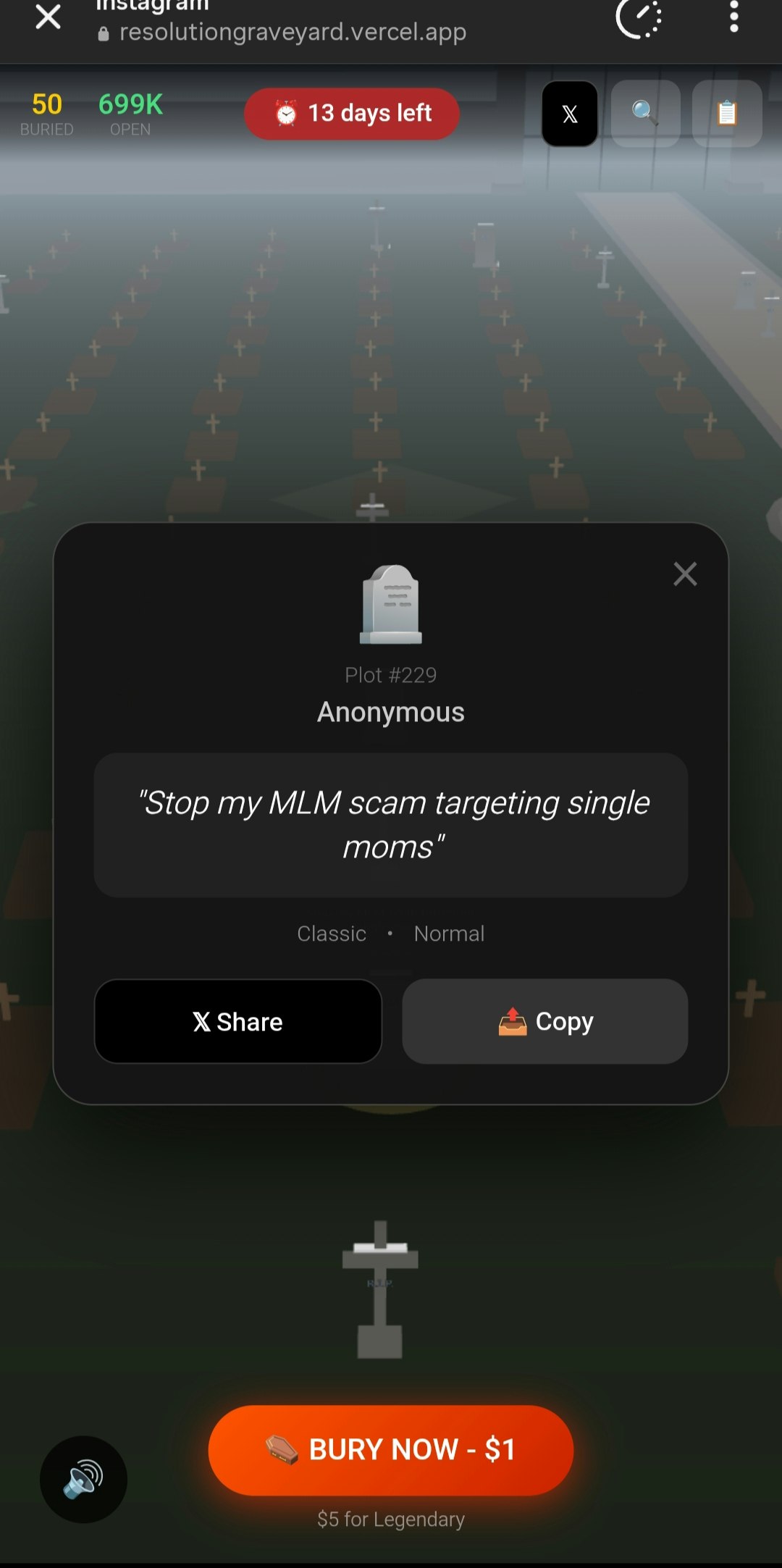 Resolution Graveyard ⚰️ gallery image