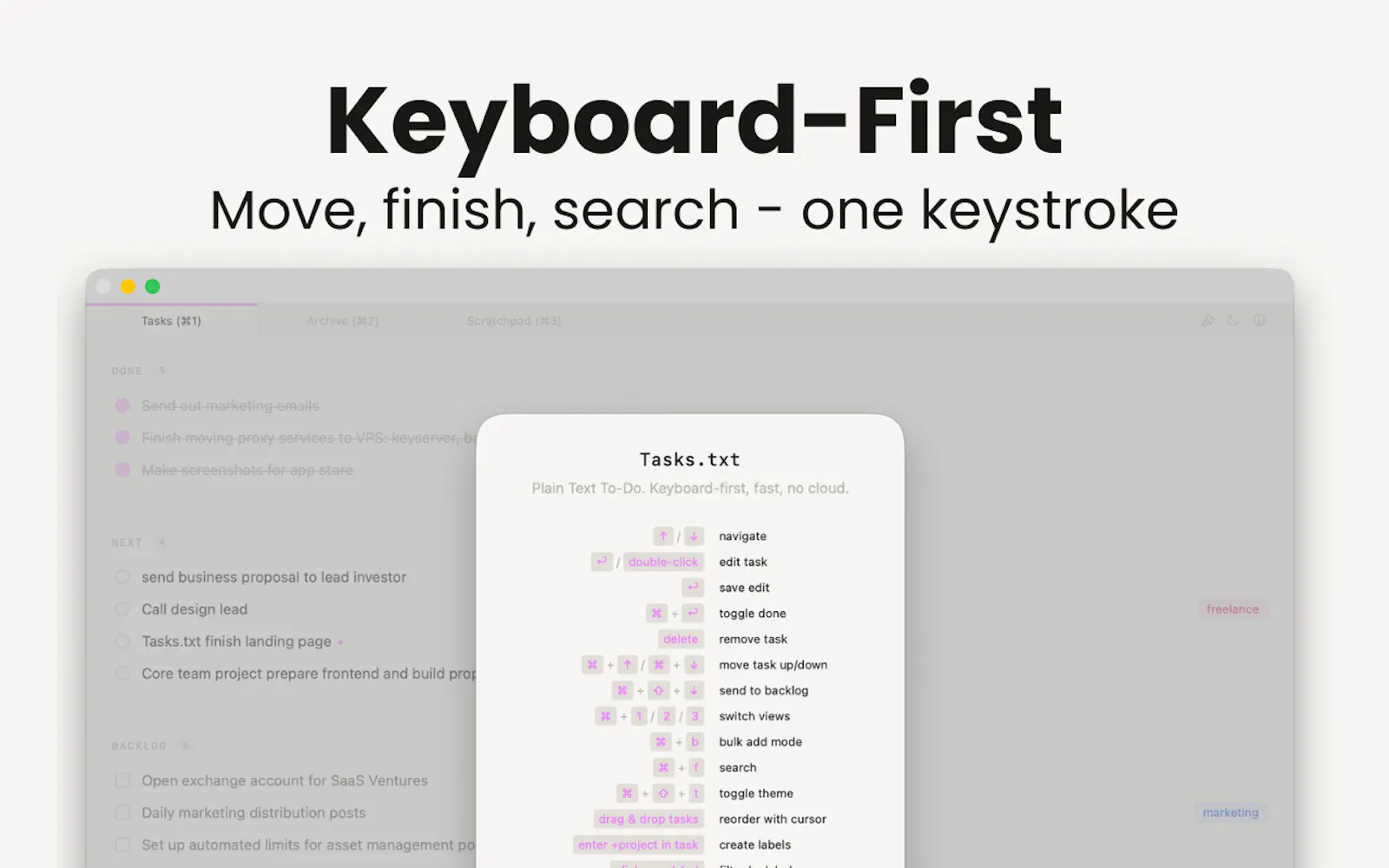 Tasks.txt screenshot 5